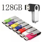 Cl� usb - otg - 128 go - usb 2. 0 - m�tal - blanc