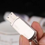 128 go cl� usb en m�tal - �tanche - haute vitesse m�moire usb 2. 0