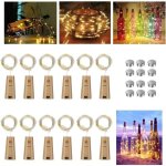 12pcs led bouteille guirlande lumineuse 1m 10 led bouchon led bouteille tanche dcoration pour halloween ...
