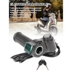 12v - 72v poigne dacclrateur de vlo lectriqueavec indicateur de puissance lcd serrure  cl pour ...