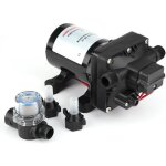 12v pompe à eau automatique camping - car caravane noir 24x14x13cm en pvc leb 12v pompe à eau automatique camping - car caravane noir 24x14x13cm en pvc leb