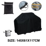 145x61x117cm noir bbq tanche couverture pluie extrieur barbecue grill protecteur pour le gaz au charbon ...