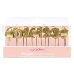 15 bougies danniversaire Étoiles dorées 15 bougies danniversaire Étoiles dorées