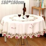 150 * 150cm nappe ronde pour décoration de table nappe ronde convient pour décorer la cuisine et la salle ... 150 * 150cm nappe ronde pour décoration de table nappe ronde convient pour décorer la cuisine et la salle ...