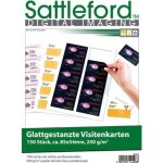 Cartes de visite personnalisables - sattleford digital imaging - 250 g - format a4 - 150 cartes