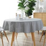 150cm nappe de table ronde colorée tissu nordique polyester coton linge ménage jardin à manger vaisselle ... 150cm nappe de table ronde colorée tissu nordique polyester coton linge ménage jardin à manger vaisselle ...