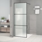 Vidaxl paroi de douche ecran cloison cabine de douche salle de bain intrieur rsistance aux eclaboussures ...