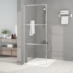 Vidaxl paroi de douche ecran cloison cabine de douche salle de bain intrieur rsistance aux eclaboussures ...