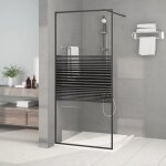 Vidaxl paroi de douche ecran cloison cabine de douche salle de bain intrieur rsistance aux eclaboussures ...