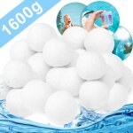 1600g boules de filtre de piscine balles filtrantes m�dia filtre � fibres pour piscine filtres � sable ...