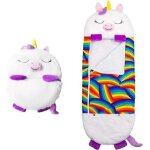 165 * 70cm mignon sac de couchage dessin anim licorne enfant duvet avec oreiller
