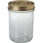 Le parfait 1659603 lot de 6 terrines en verre - 750g - d 100 familia - transparent