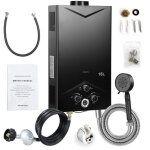 16l chauffe - eau � gaz instantan� - flasidu - 68000btu - 4. 21gpm - commande par bouton - multi - protection ...