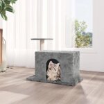 171586 vidaxl arbre à chat avec griffoir en sisal gris clair 51 cm 171586 vidaxl arbre à chat avec griffoir en sisal gris clair 51 cm