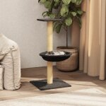 171590 vidaxl arbre à chat avec griffoir en sisal gris foncé 74 cm 171590 vidaxl arbre à chat avec griffoir en sisal gris foncé 74 cm
