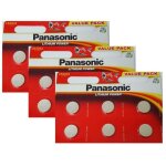 18 x panasonic cr2032 3v batterie lithium pile � pile dl - br 2032