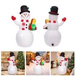 180cm bonhomme de neige gonflable nol willonin lumire led bonhomme lumineux dcoration dextrieur ...