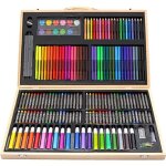 180pcs set de peinture feutres de coloriage pour enfants - comprend crayons � colorie crayons � aquarelle ...