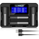 18650 chargeur de batterie 5v 1 - 2a chargeur de batterie usb à quatre emplacements pour li - ion 26650 ... 18650 chargeur de batterie 5v 1 - 2a chargeur de batterie usb à quatre emplacements pour li - ion 26650 ...