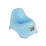 188699 pots pour b�b�s 25x22 cm color�s en plastique avec pieds antid�rapants (bleu)