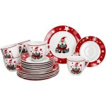 Service  caf - mambocat - pre nol - 18 pices - porcelaine - compatible lave - vaisselle