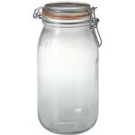 Le parfait 1978001 lot de 6 bocaux en verre - 2l - d 85