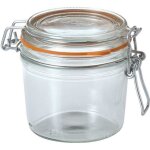 Le parfait 1978003 lot de 6 terrines en verre - 500g - d 100 - transparent