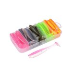 1bote de 50 dappts de pche artificiel en pvc - leurres durables de 5. 5cm - 1. 2g - pour les amateurs ...