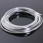 1pc 6m chrome moulage bande de garniture bord de porte de voiture protection anti - rayures couverture ...