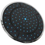 1pcs douche actionnée par pluie de forme ronde en plastique de 25cm accessoires cabine de buse de tête ... 1pcs douche actionnée par pluie de forme ronde en plastique de 25cm accessoires cabine de buse de tête ...