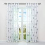 1pcs rideaux voilage blanc transparent �charpe avec �charpe � la fen�tre de c�tes motif pissenlit - patte ...