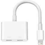 2 en 1 adaptateur lightning usb c�ble chargeur &lightning audio - garantie � vie - tuoya iphone 7 port ...