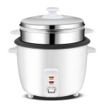2 en 1 cuiseur  riz et cuit - vapeur - 400 watt - capacit 2 l - qviidbvb - avec gobelet de mesure et ...