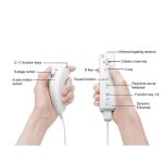 2 en 1 télécommande pour nunchuck télécommande wii gauche + étui pour wii poignée accélérateur intégré ... 2 en 1 télécommande pour nunchuck télécommande wii gauche + étui pour wii poignée accélérateur intégré ...