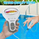 2 en 1 testeur de ph et de chlore numrique portable pour la qualit de leau de piscine