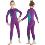 2. 5mm noprne combinaison plonge enfants filles thermique uv 50 + maillot de bain ultra stretch wetsuit ...