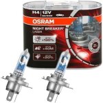 2 ampoule h4 12v 60 / 55w osram night breaker laser + 130% + 40m + 20