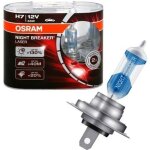 2 ampoule h7 12v 55w osram night breaker laser + 130% + 40m + 20 2 ampoule h7 12v 55w osram night breaker laser + 130% + 40m + 20