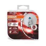 2 ampoules phare auto night breaker laser h1 - osram - halogne 12v