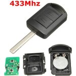 2 bouton cle telecommande fob pr vauxhall corsa c combo van tigra meriva 433mhz