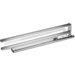 Sotech porte - serviettes en aluminium ted 2 bras chrome poli 450 - 730 mm extensible pivotant coulisse ... Sotech porte - serviettes en aluminium ted 2 bras chrome poli 450 - 730 mm extensible pivotant coulisse ...