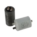 2 condensateurs cd60 100 uf 250 vac - cbb60 16 uf 450 vac 50 / 60hz pour ponceuse stationnaire � bande ...