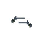 2 demi - essieux remorque � souder 1600kg 5tr112 - alko