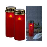 Lanternes funéraires - pearl - 2 grandes lanternes - effet flamme - coloris rouge - led scintillantes ... Lanternes funéraires - pearl - 2 grandes lanternes - effet flamme - coloris rouge - led scintillantes ...