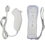 Manette de jeu - nintendo - 2 in 1 manette wiimote controller nunchuk - motion plus - sans fil - blanc ...