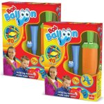 Kit de sculpture de ballons - bob balloon - double - 40 ballons - 2 gonfleurs - 158 stickers