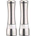 2 moulins poivre et sel �lectrique en inox avec broyeur en c�ramique - 215 cm