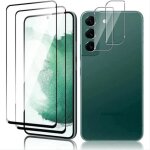 [2 pack] film verre tremp� pour samsung galaxy s22 5g 6. 06 protection ecran antichocs + [2 pack] verre ...