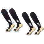 2 paires chaussettes football enfants - modle - antidrapantes - flexibles - soutien cheville