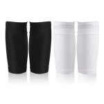 2 paires chaussette protge tibia de football respirantes support protge tibia foot manchon chaussette ...